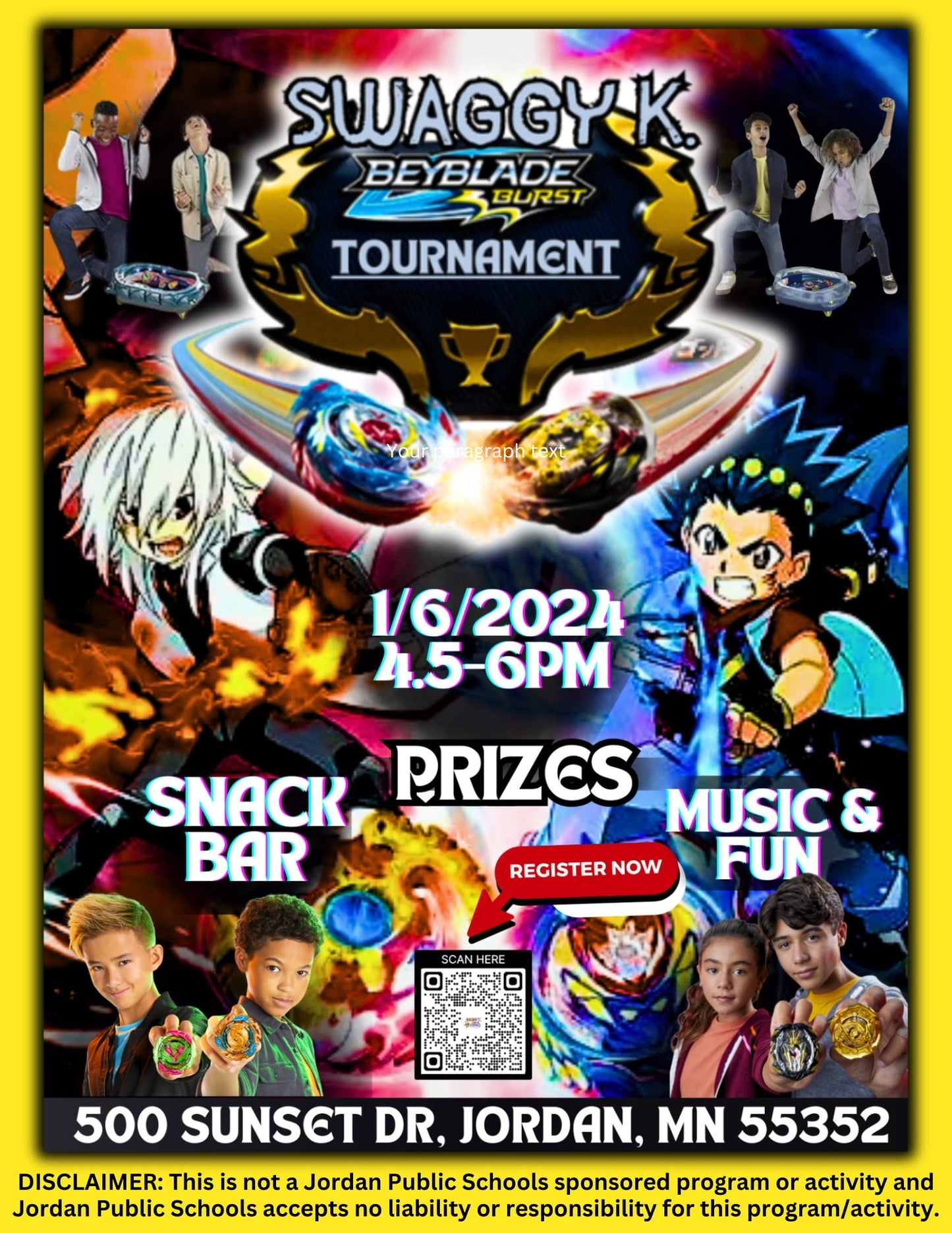 Donate - Swaggy K. BayBlades Burst Tournaments