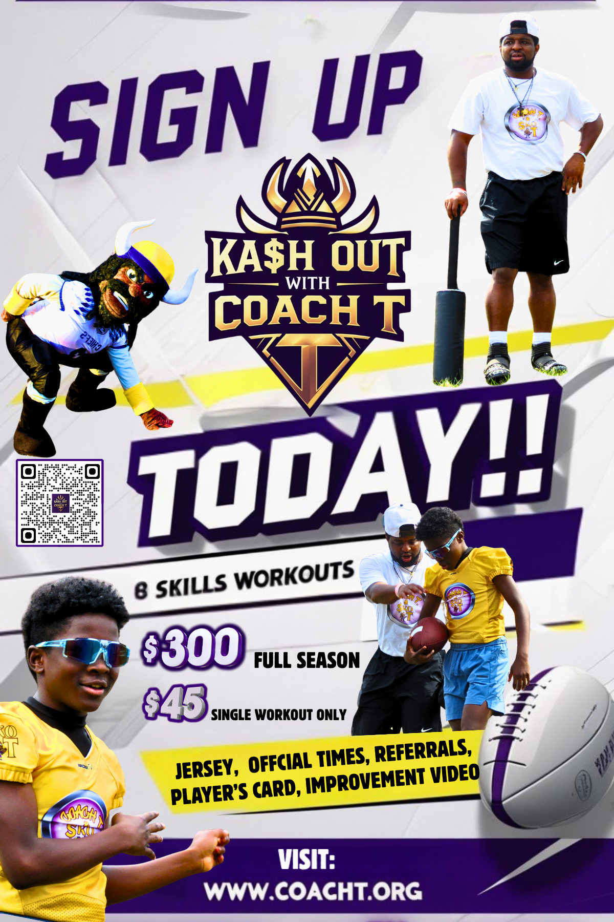KA$HOUT with Coach T- Skills Training (8 Weeks): Begins Nov. 2nd, 2025
