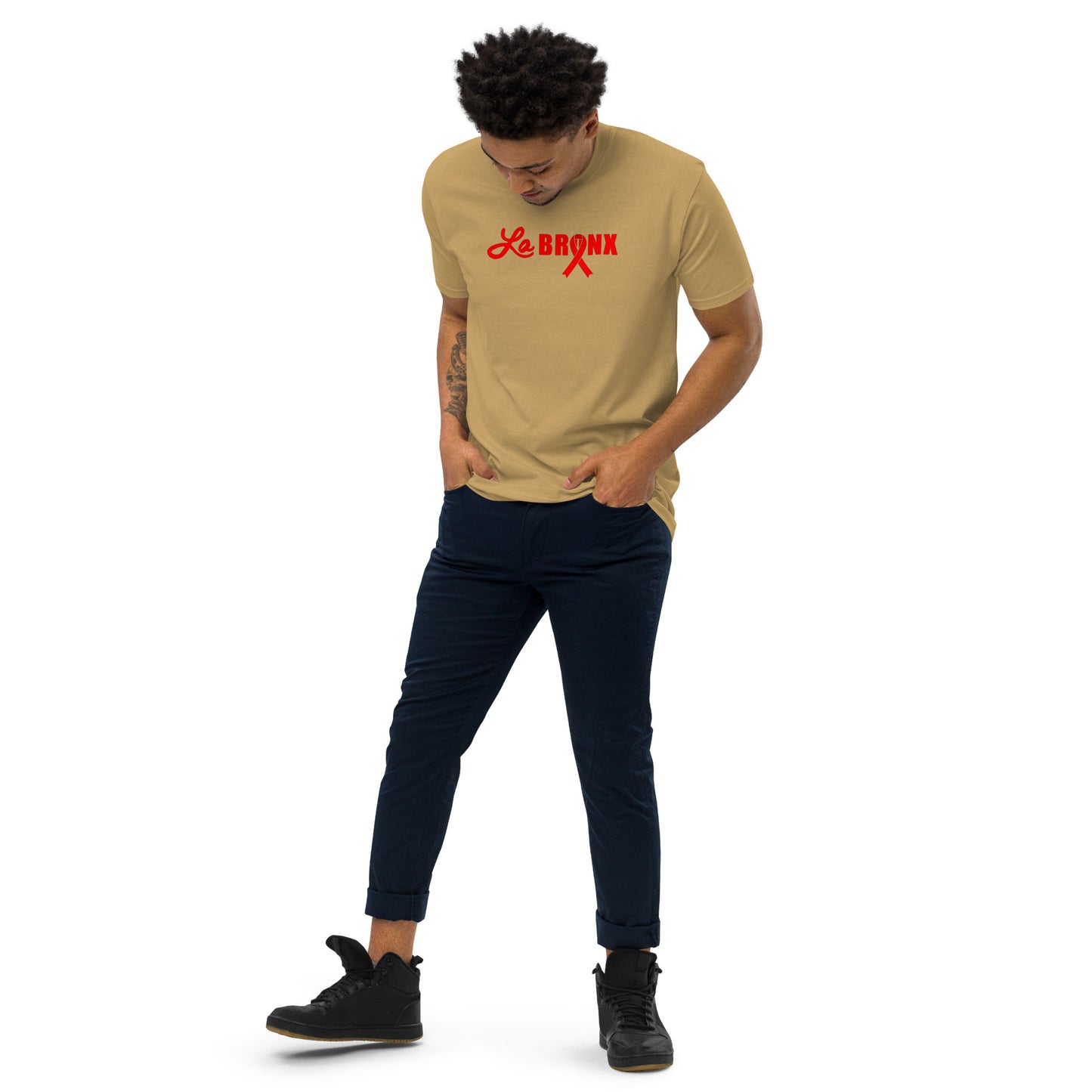 LaBronx - World Aids Day Men’s premium heavyweight tee